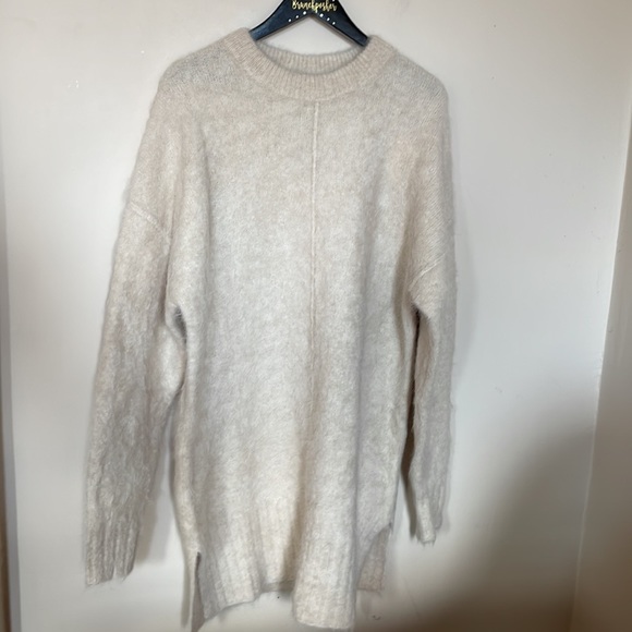 Rodebjer Off White Alpaca-blend Knitted Mini Sweater Dress - Picture 4 of 7